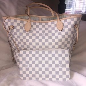 Louis Vuitton Neverfull MM Damier Azur